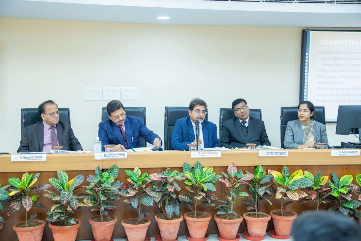 Conference of Policy Makers/Implementers at District Courts Level for Strengthening the District Courts & Capacity Building held on 17 December, 2022.